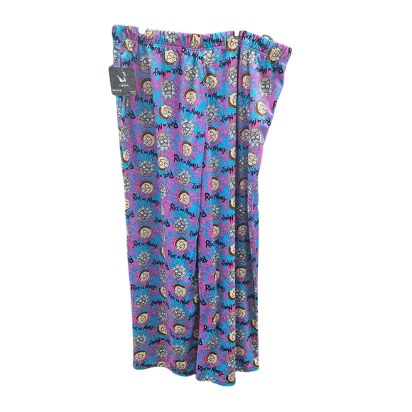 Adult Swim Rick and Morty Fleece Pajama Pants Size XXL - Picture 2 of 6